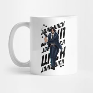 John Wick - Colored - Black Mug